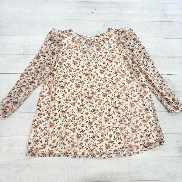 Claudine Pierlot Paris Top Banc Floral Print 40 - Picture 3 of 13